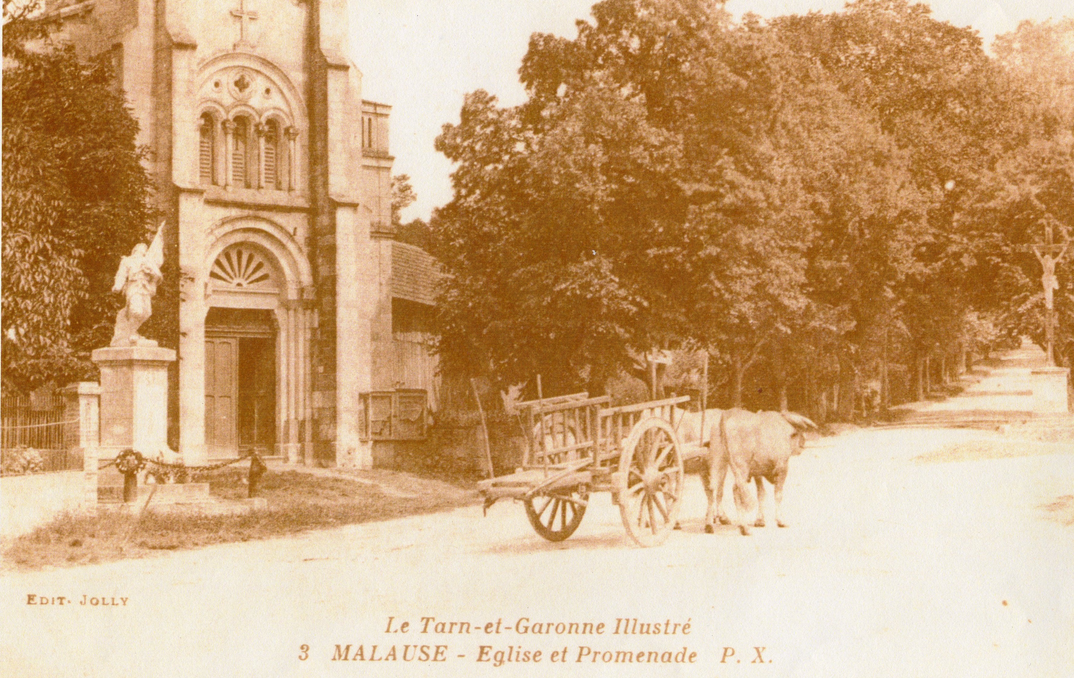 Eglise charrette