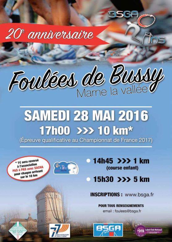 Les foulees de bussy affiche