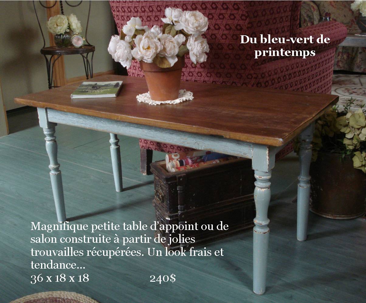 Du bleu vert de printemps