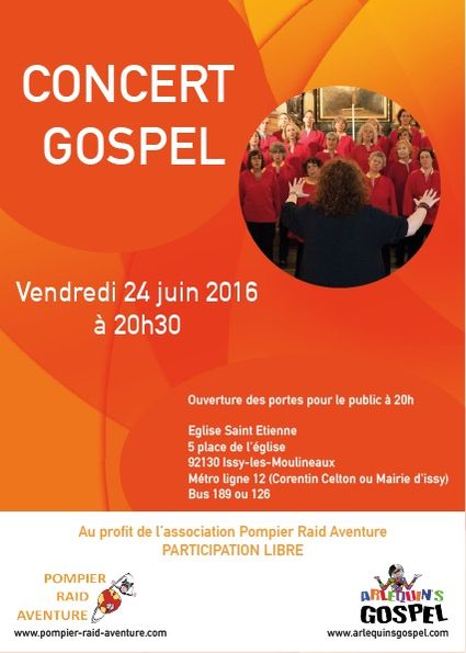 Affiche concert gospel 2016 