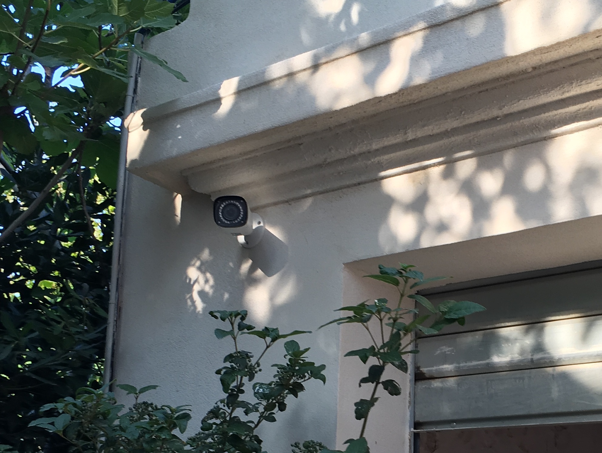 Installation camera videosurveillance