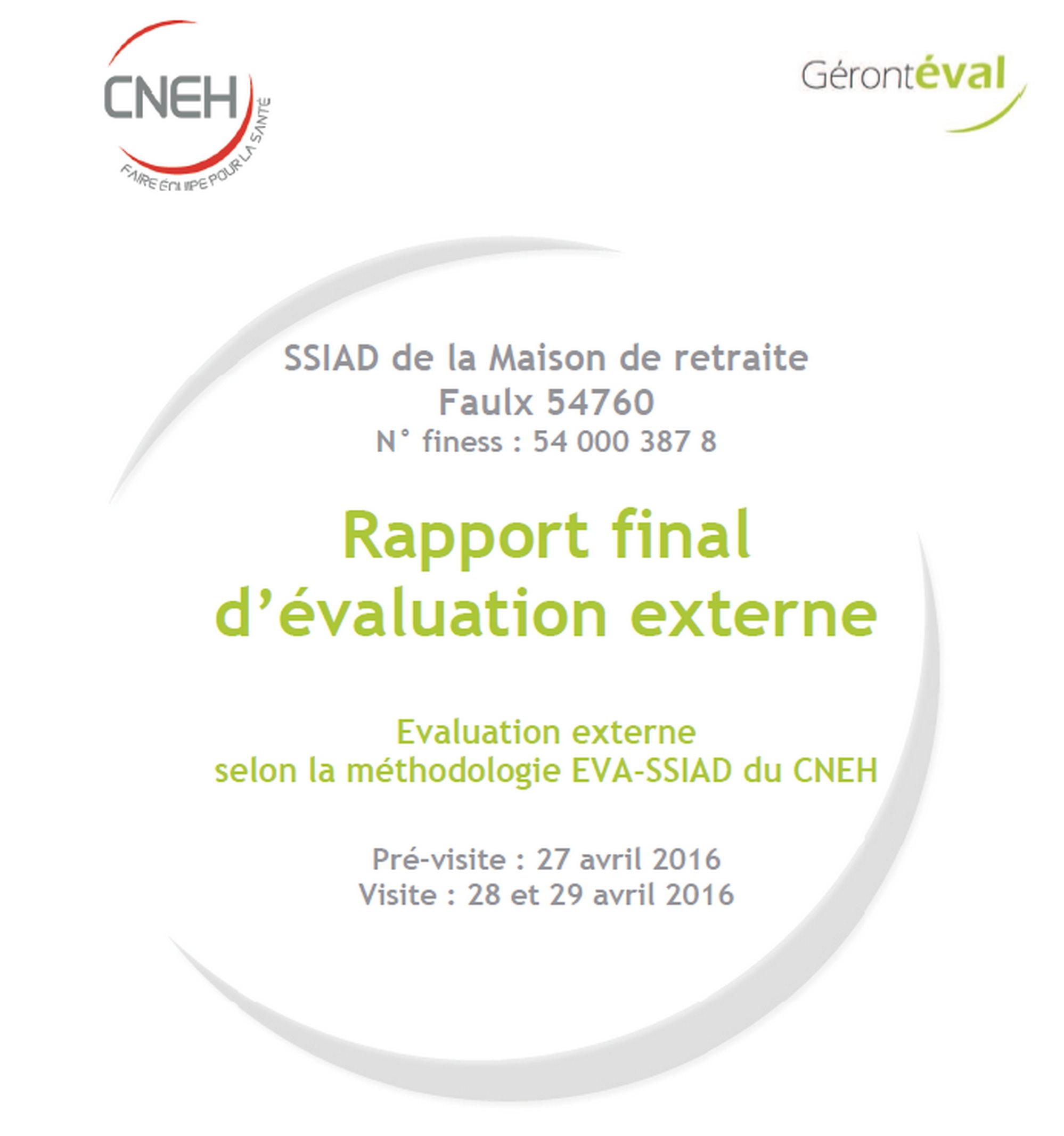 Rapport EE SSIAD 2016