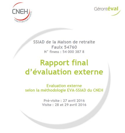 Rapport EE SSIAD 2016