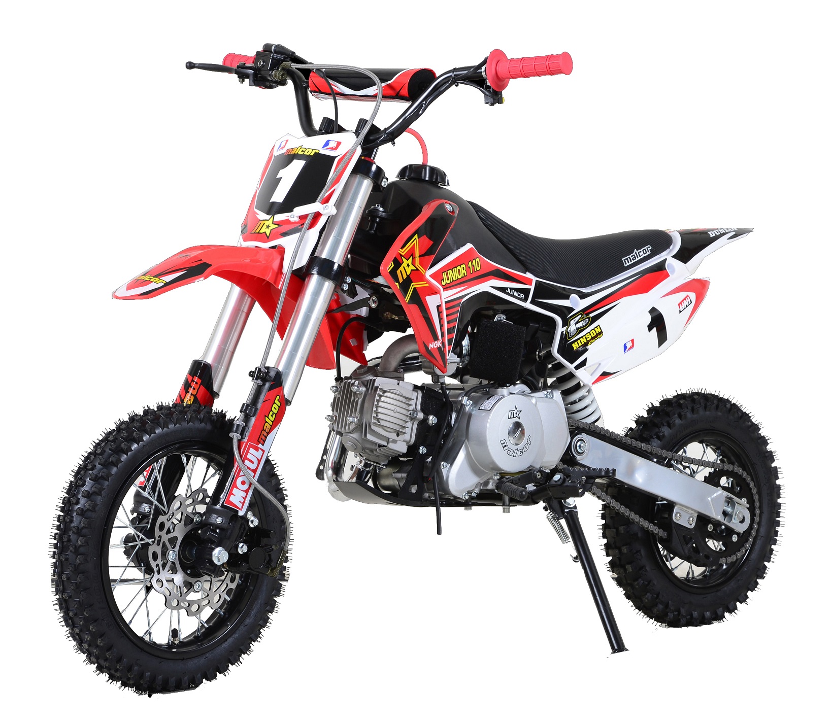 Moto malcor 110 junior rouge 1