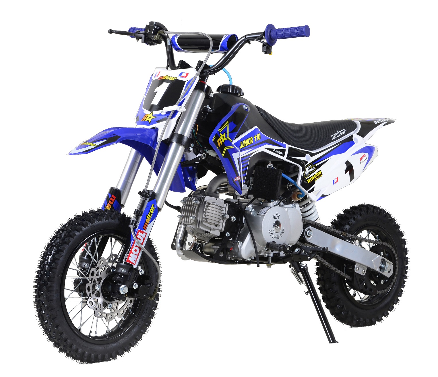 Moto malcor 110 junior bleu 1