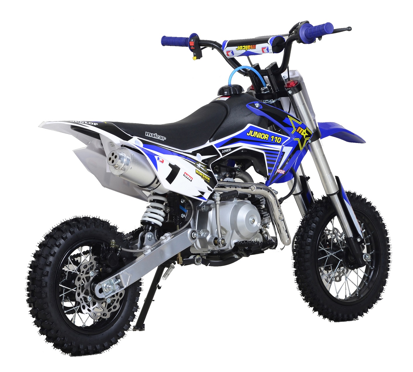 Moto malcor 110 junior bleu 2