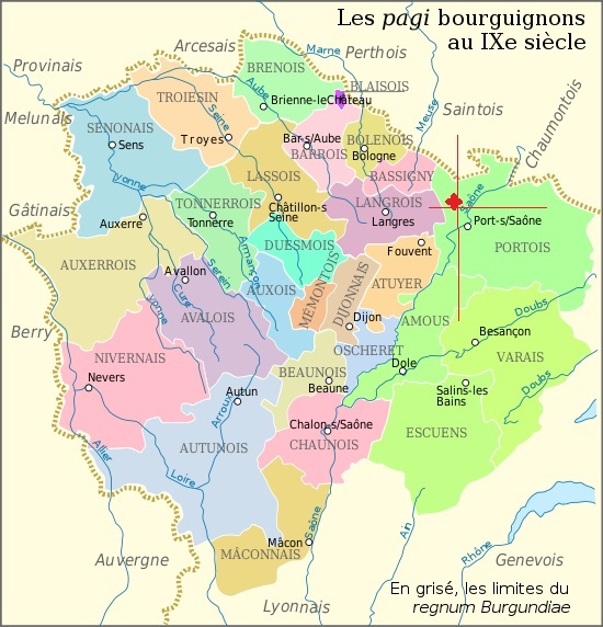 08 850 Les pagi bourguignons au IXe siecle