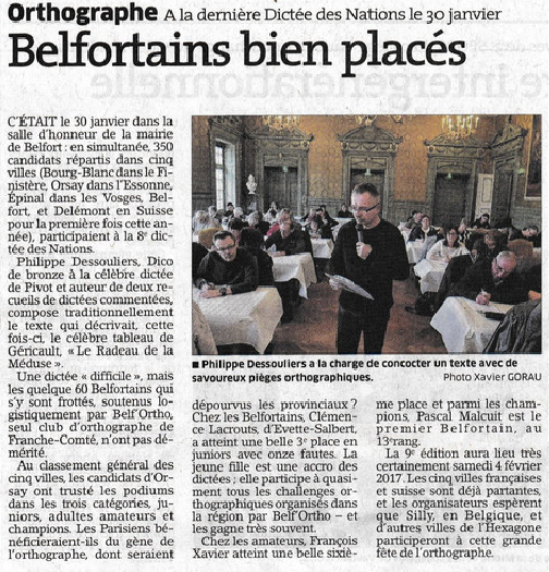 Dictee des Nations ER 2016