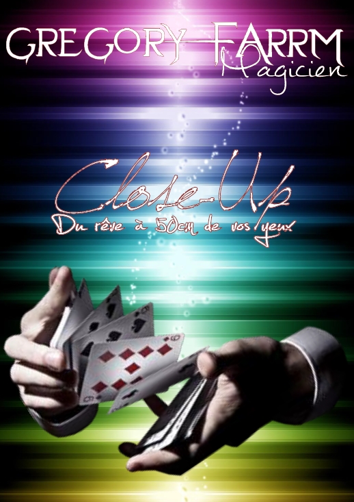 Affiche Grégory FARRM Close-up