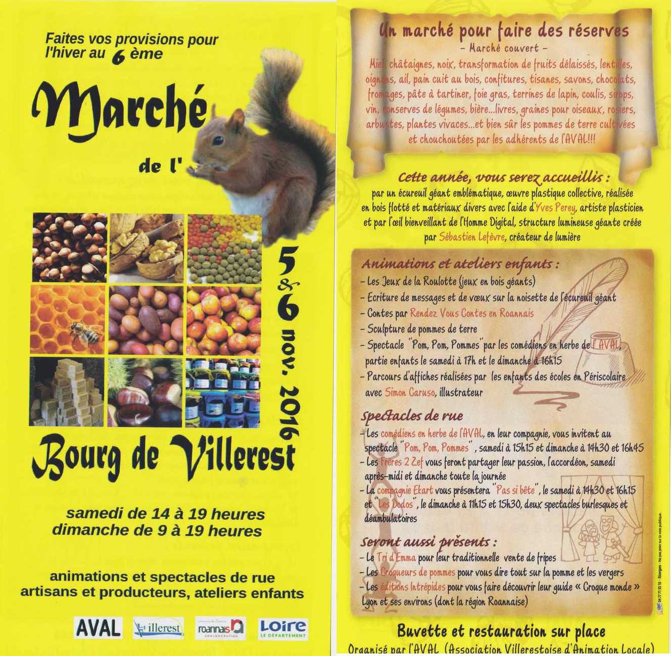 Marché de l’Écureuil  2016
