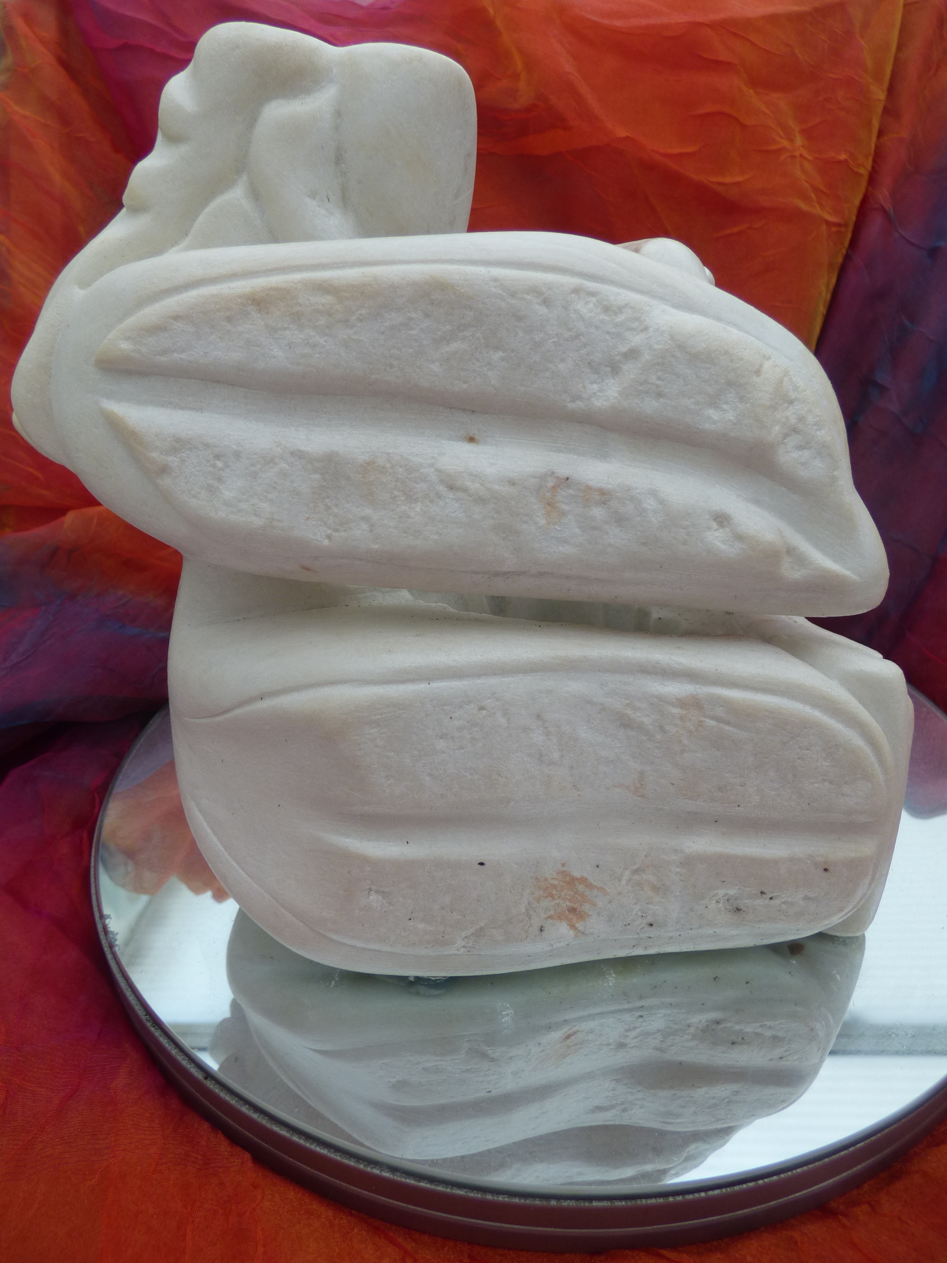 FÉE    MORGANE          stéatite blanche
(h   l   p   )