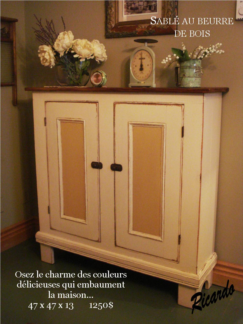 Sable au beurre de bois