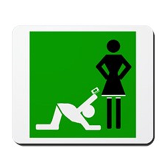 Money slave mousepad
