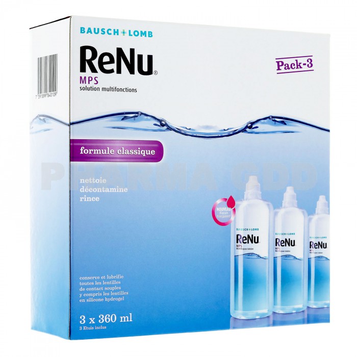 Chauvin renu mps formule classique 3x360 ml face