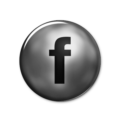 102356 ultra glossy silver button icon social media logos facebook logo