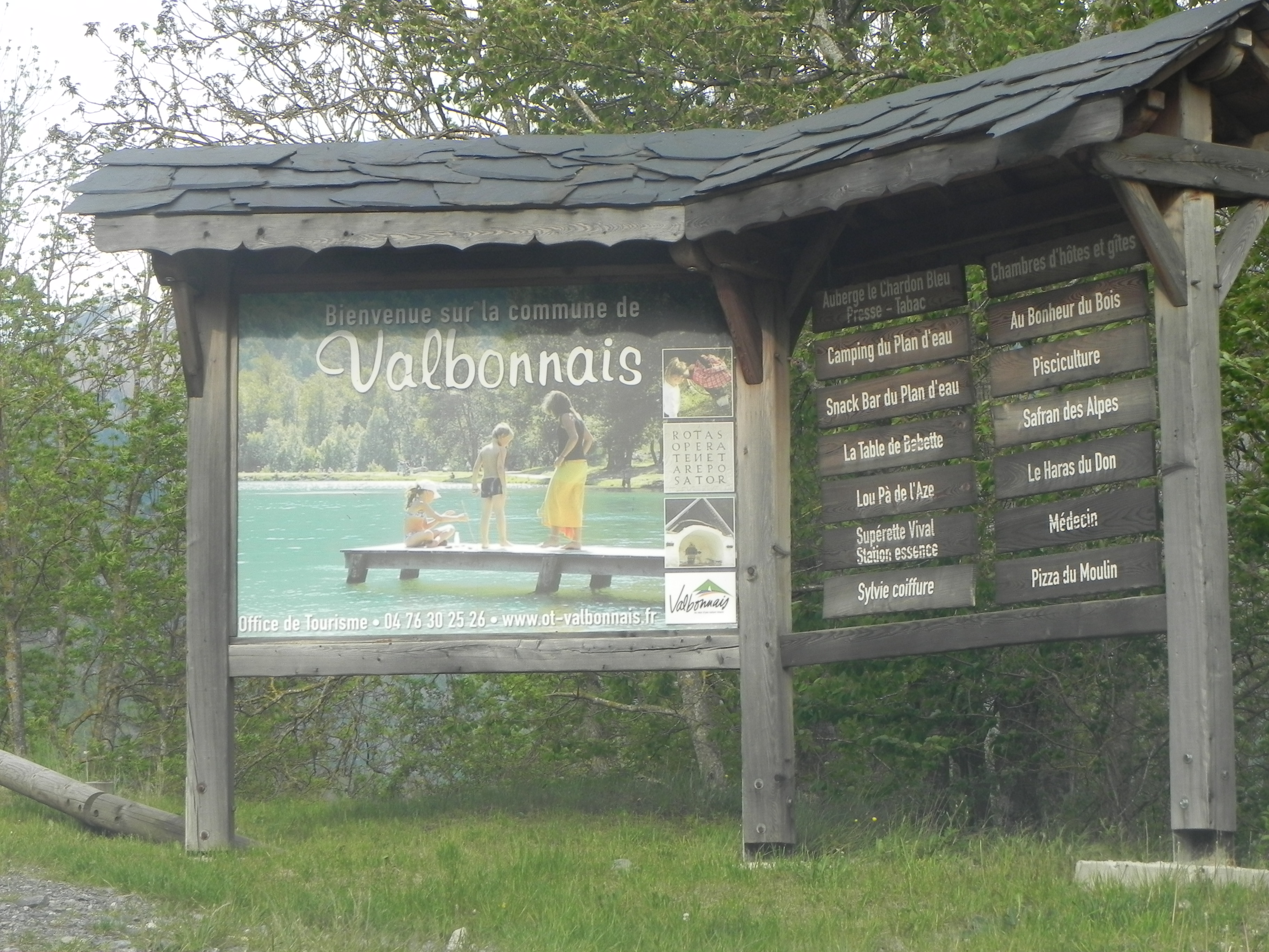 Panneau touristique