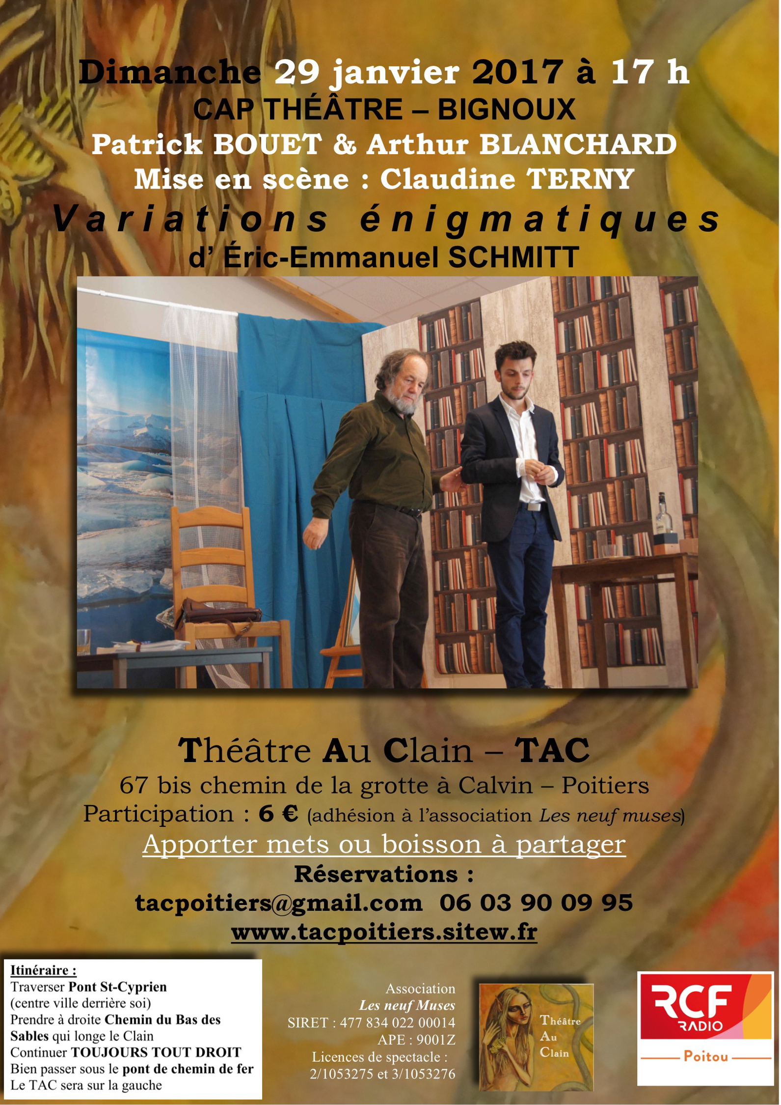 Cap theatre affiche tac