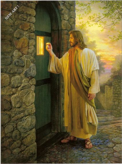 Jesus frappant a la porte