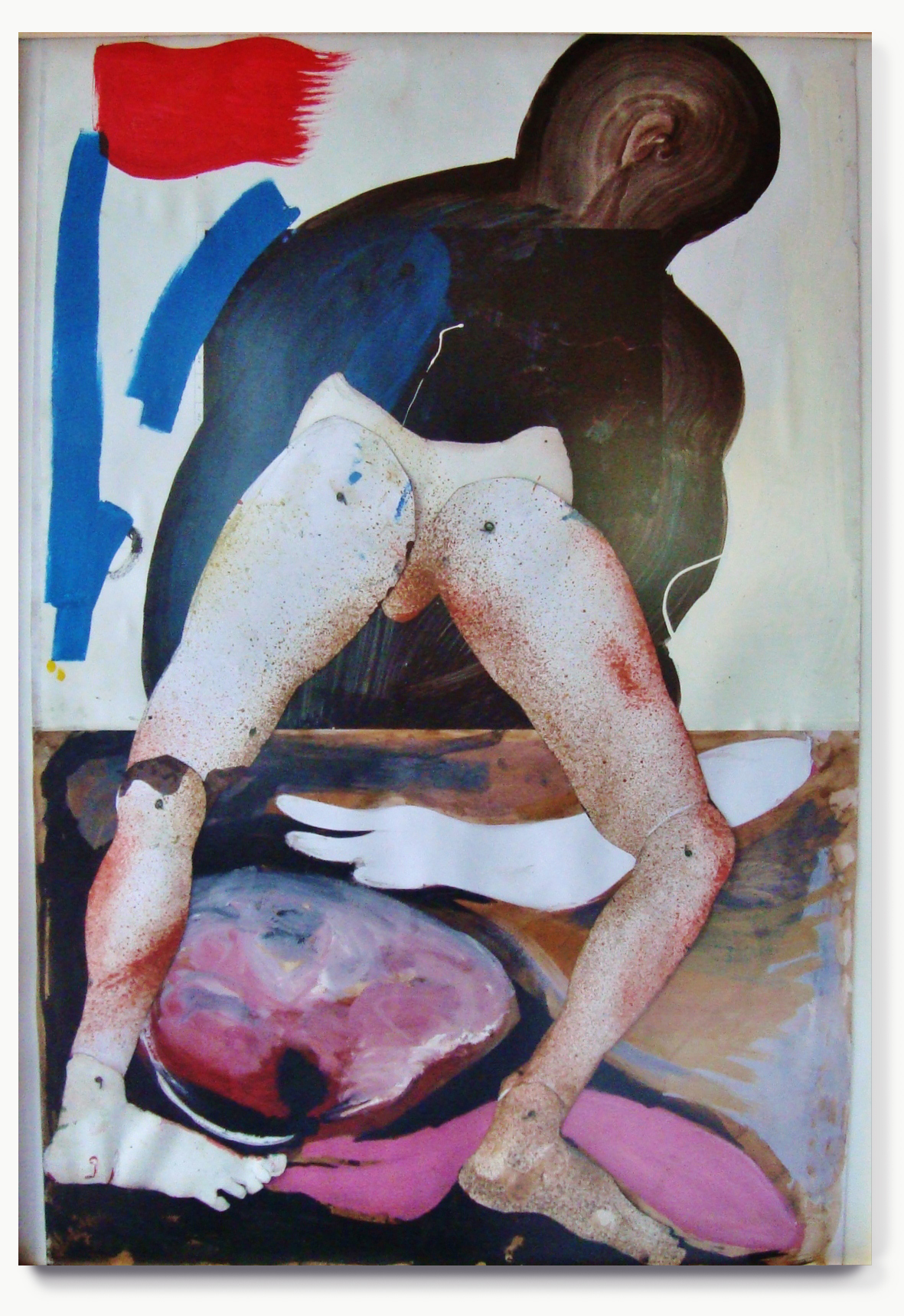 Déserteur, 2013
gouache,encre,et collage