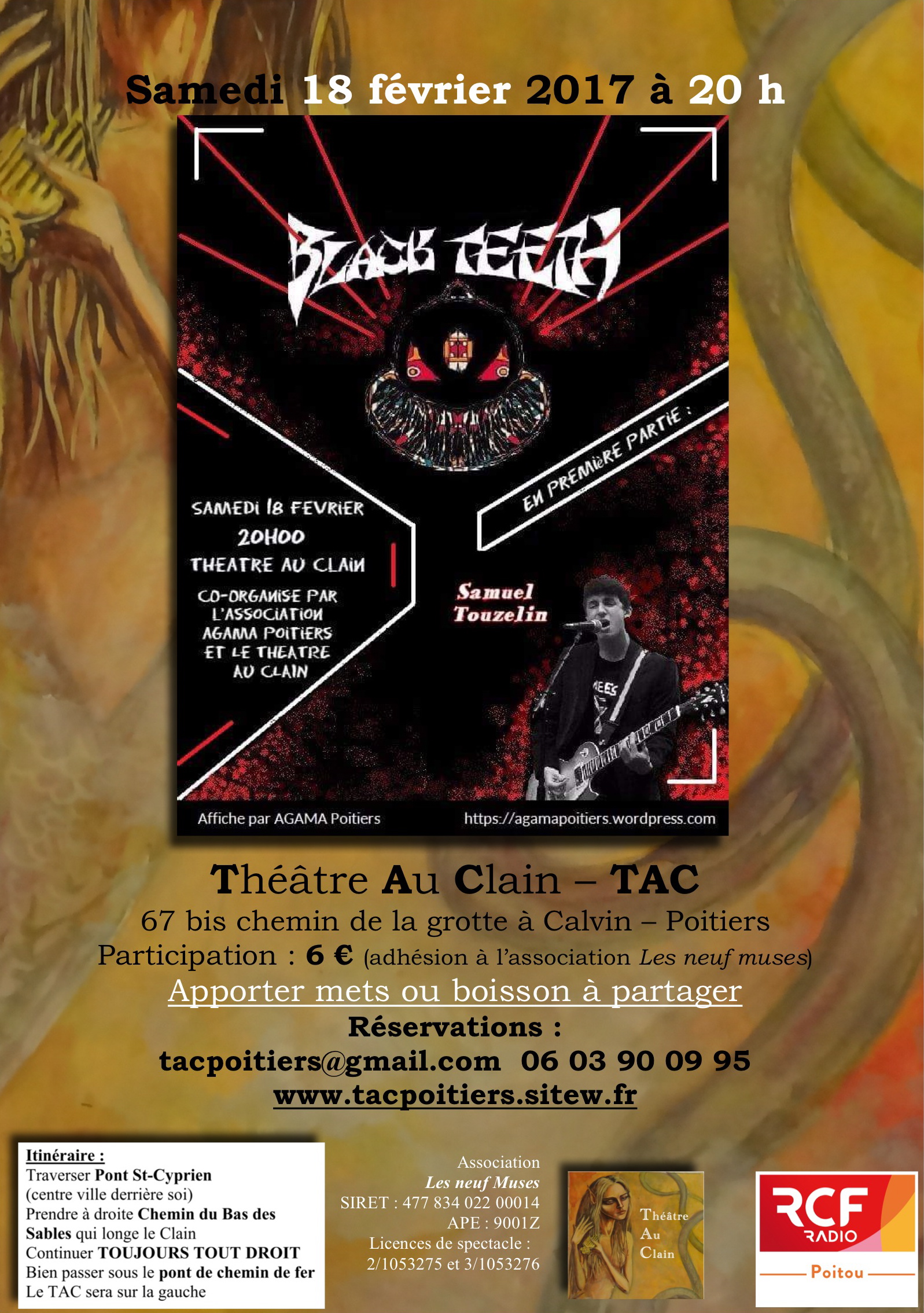 Black teeth affiche tac