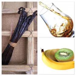 Rhum banane, kiwi et vanille Bourbon de Madagascar