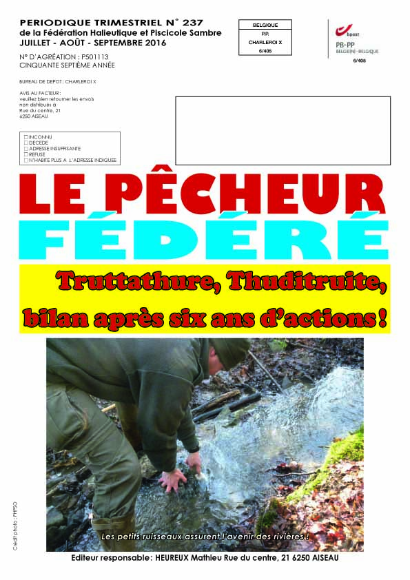Pe cheur federe 237 sambre peche wallonie