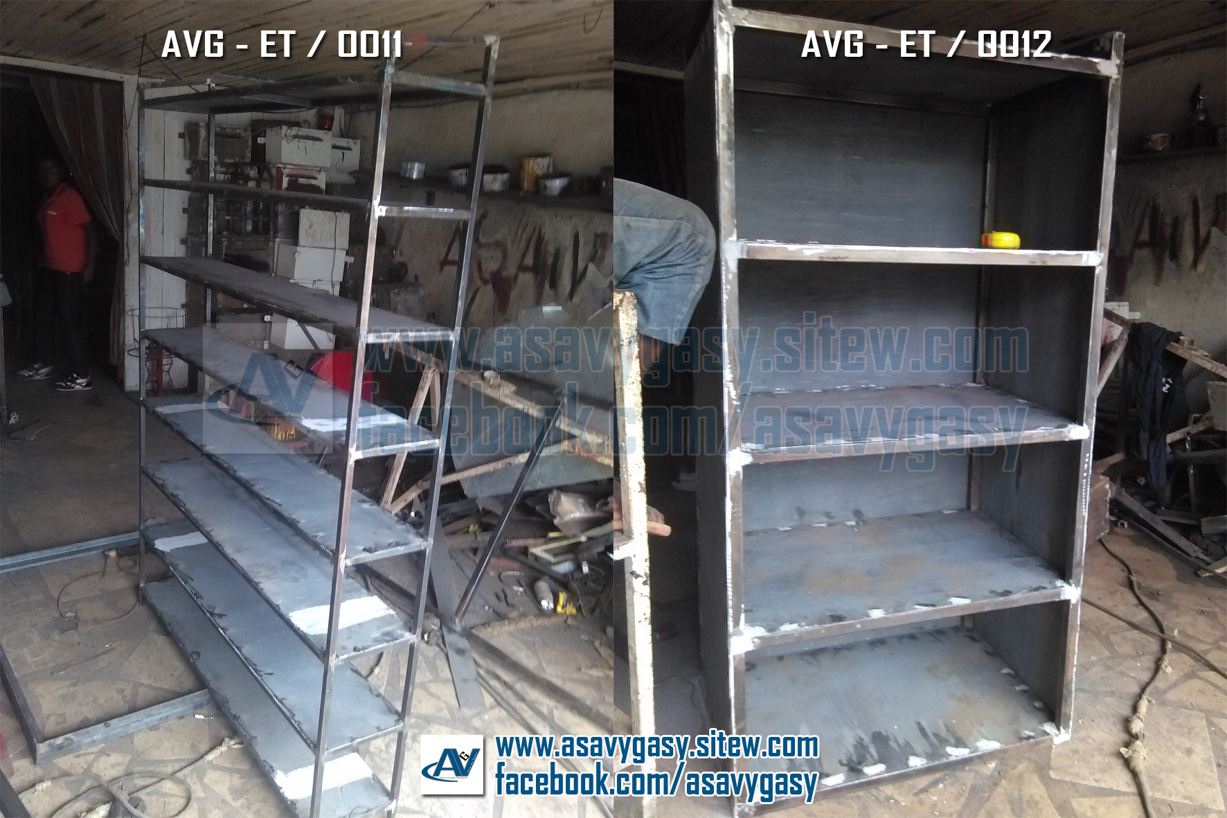 Etagere metallique