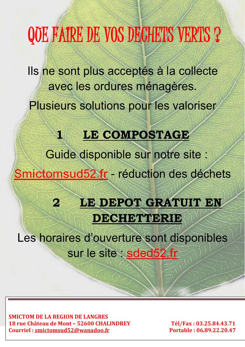 Dechets Verts et organiques Page 1