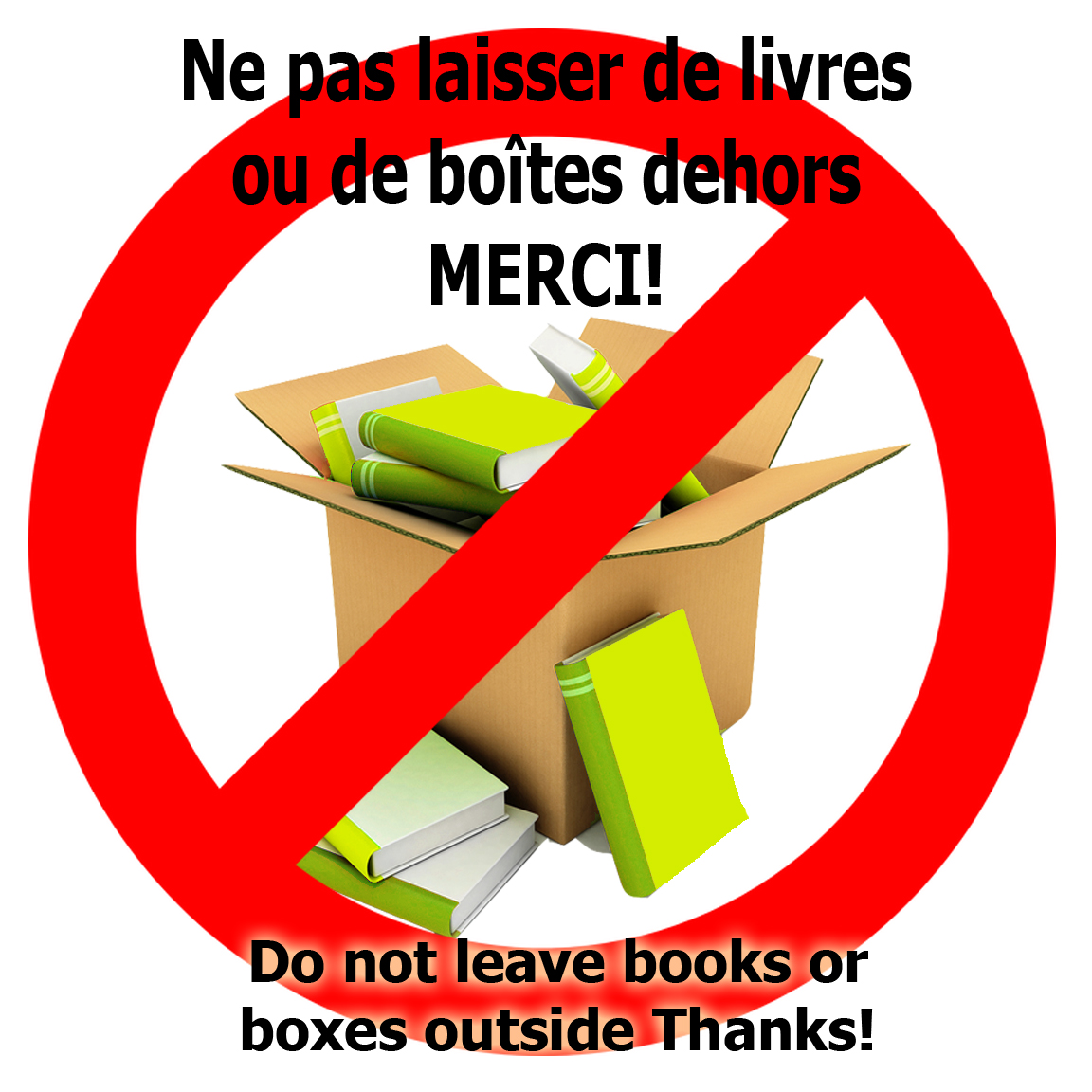 Pas de boite dehors coro