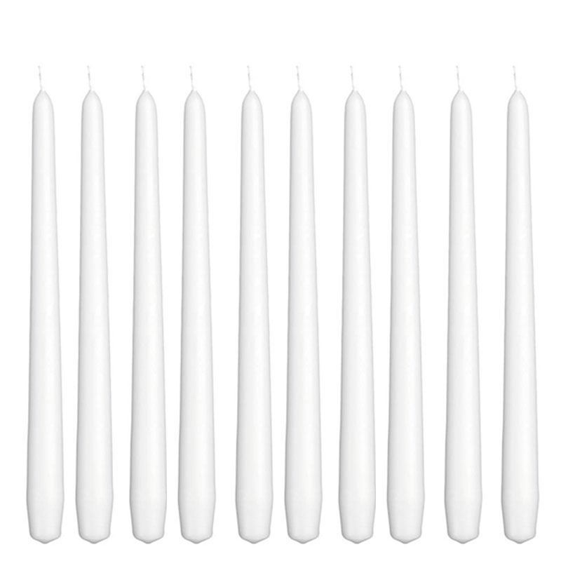 Bougies chandeliers mariage blanche