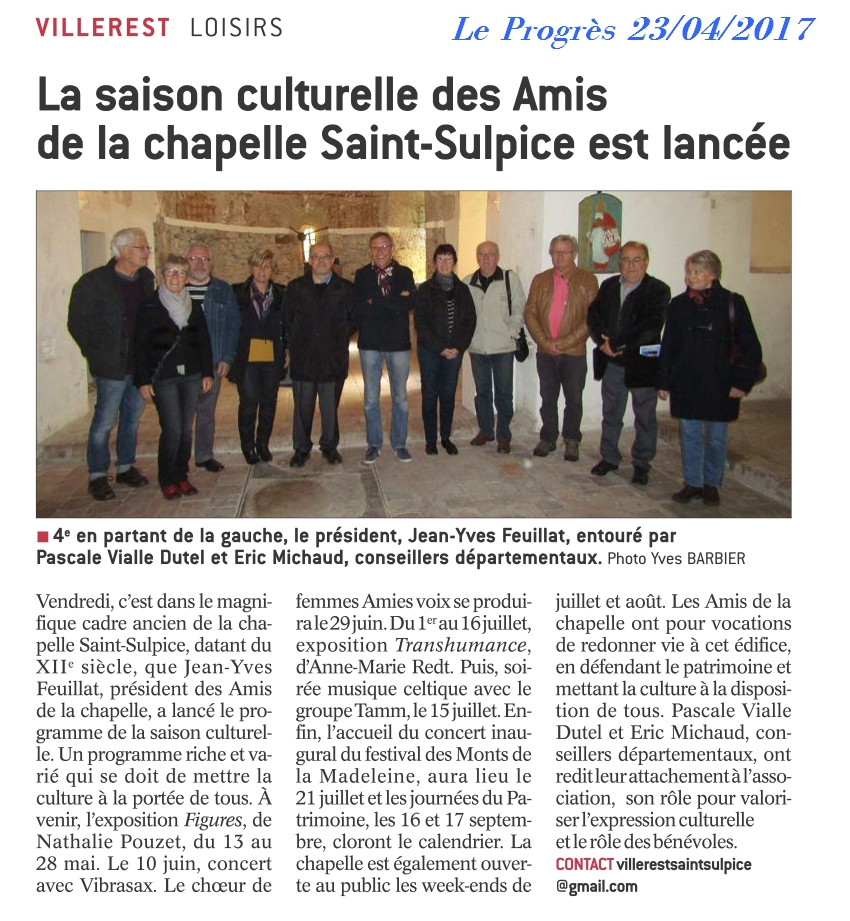 Article Le Progres 23042017