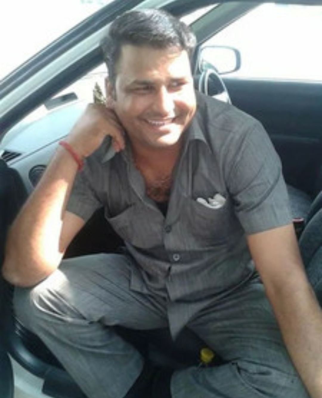 Chauffeurinde in chauffeur en inde du nord