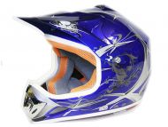 Casque nitro bleu