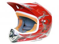 Casque nitro rouge