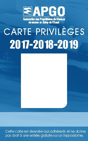CARTES PRIVILEGES 2017-2018-2019