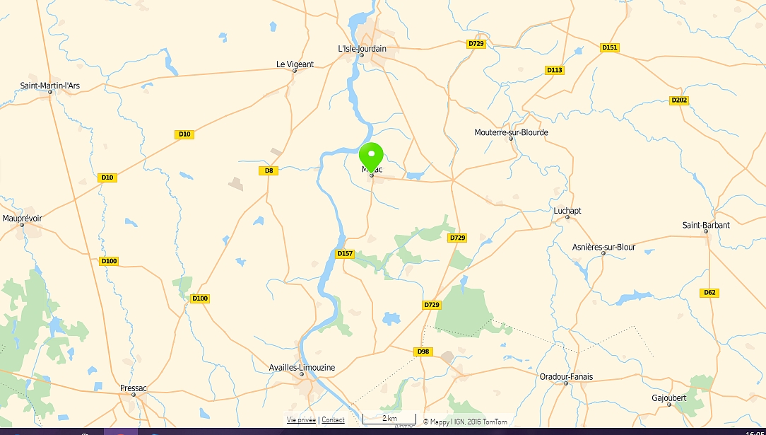 Carte millac