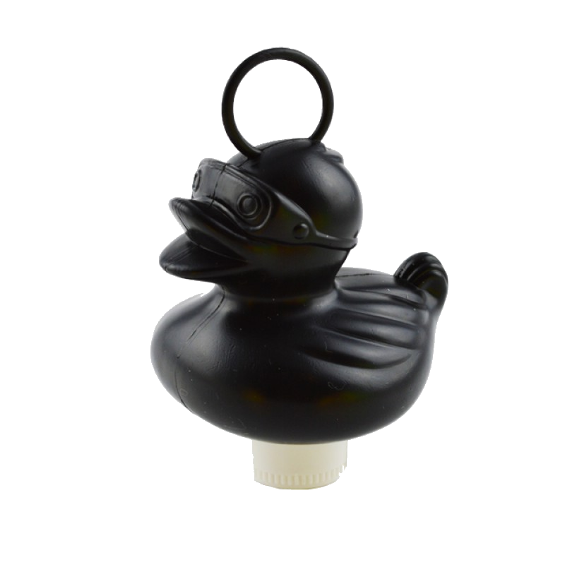 Vis eendjes funny zwart 800x800
