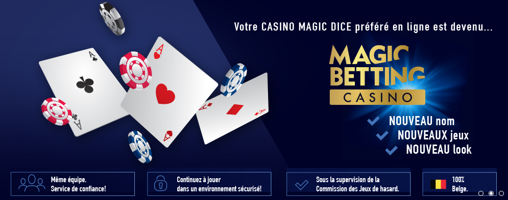 Le casino Magic Dice devient Magic Betting casino et Paris Sportif