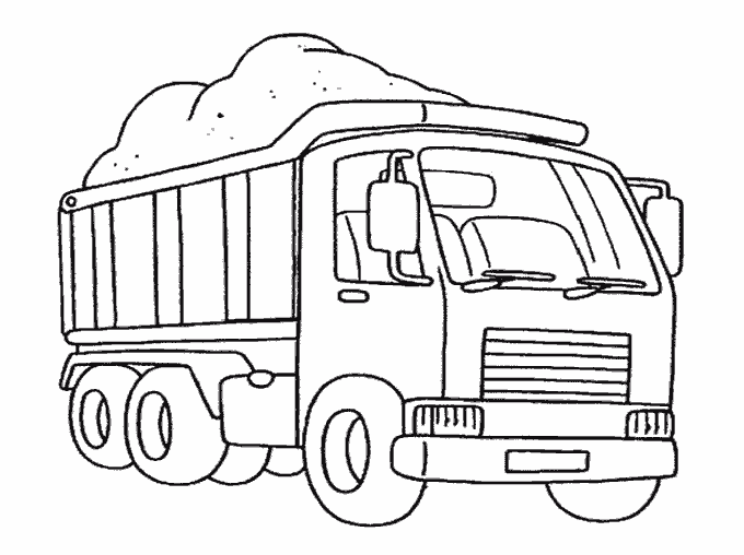 Coloriage camion 15483