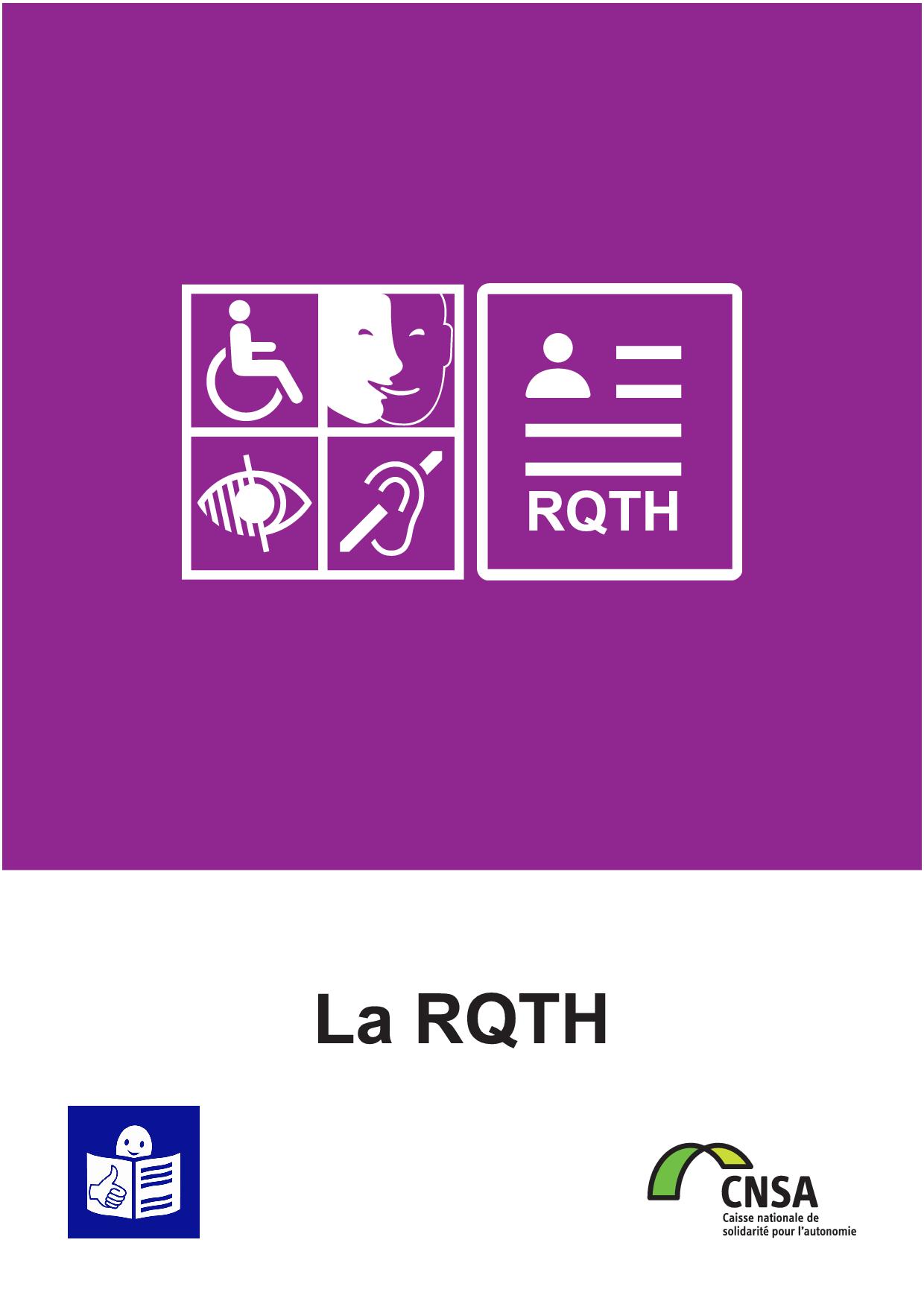 RQTH cnsa fiche facilealire rqth