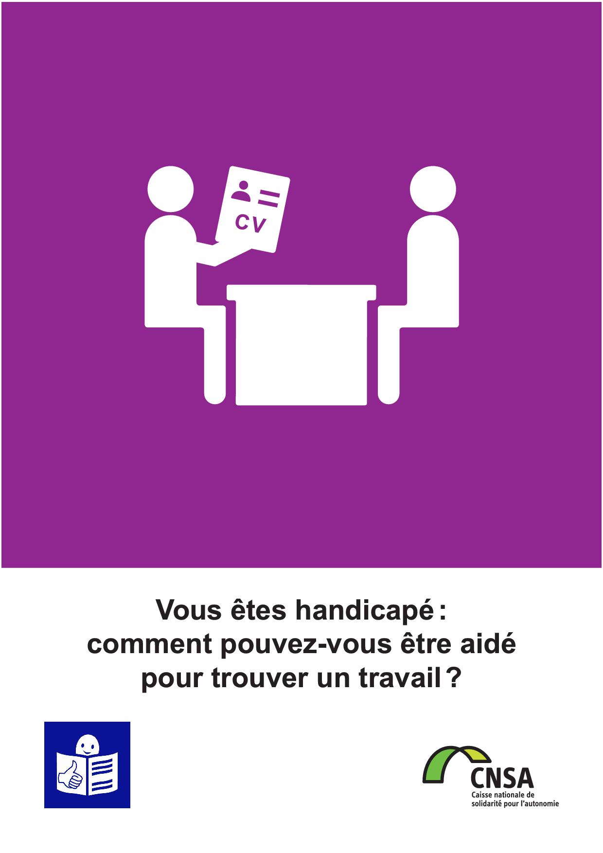 RQTH cnsa fiche facilealire handicape commentetreaide