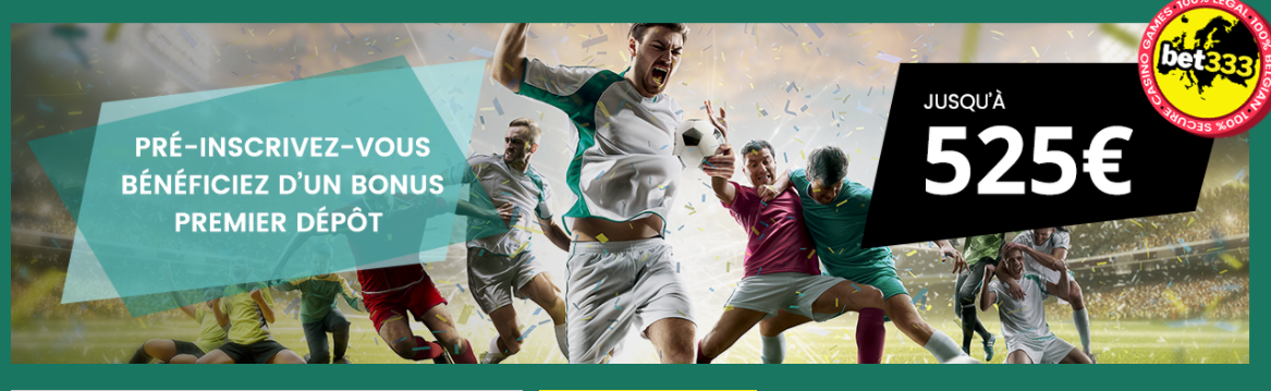 Bet333.be - Nouveau casino online de Belgique 