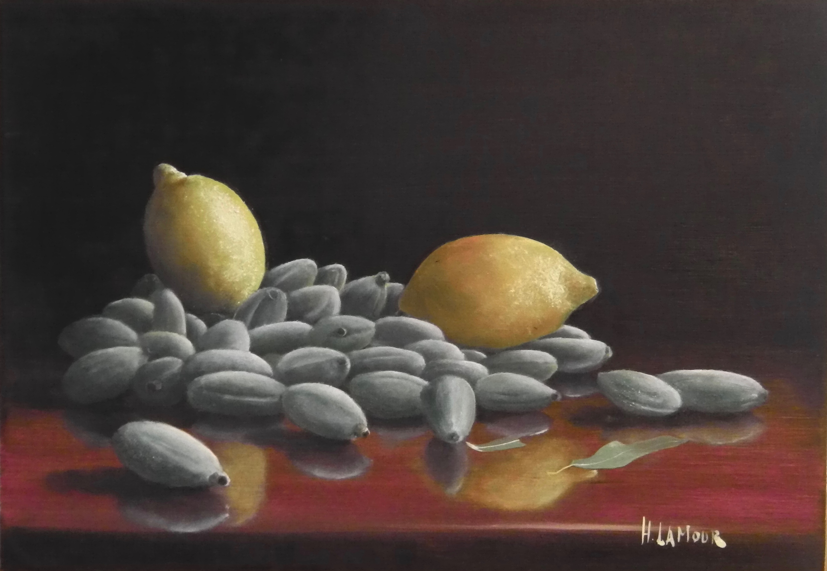 Amandes et citrons
       19X27