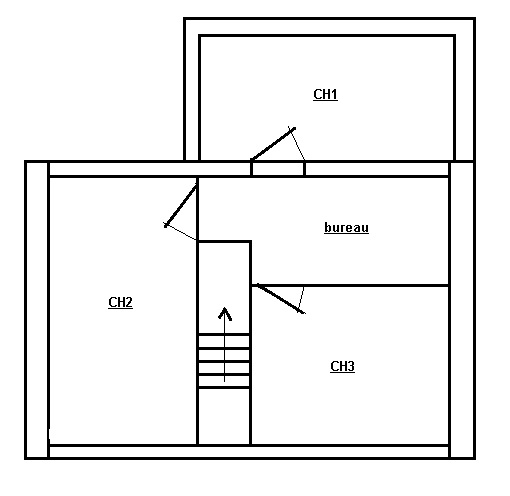 plan du 1er étage