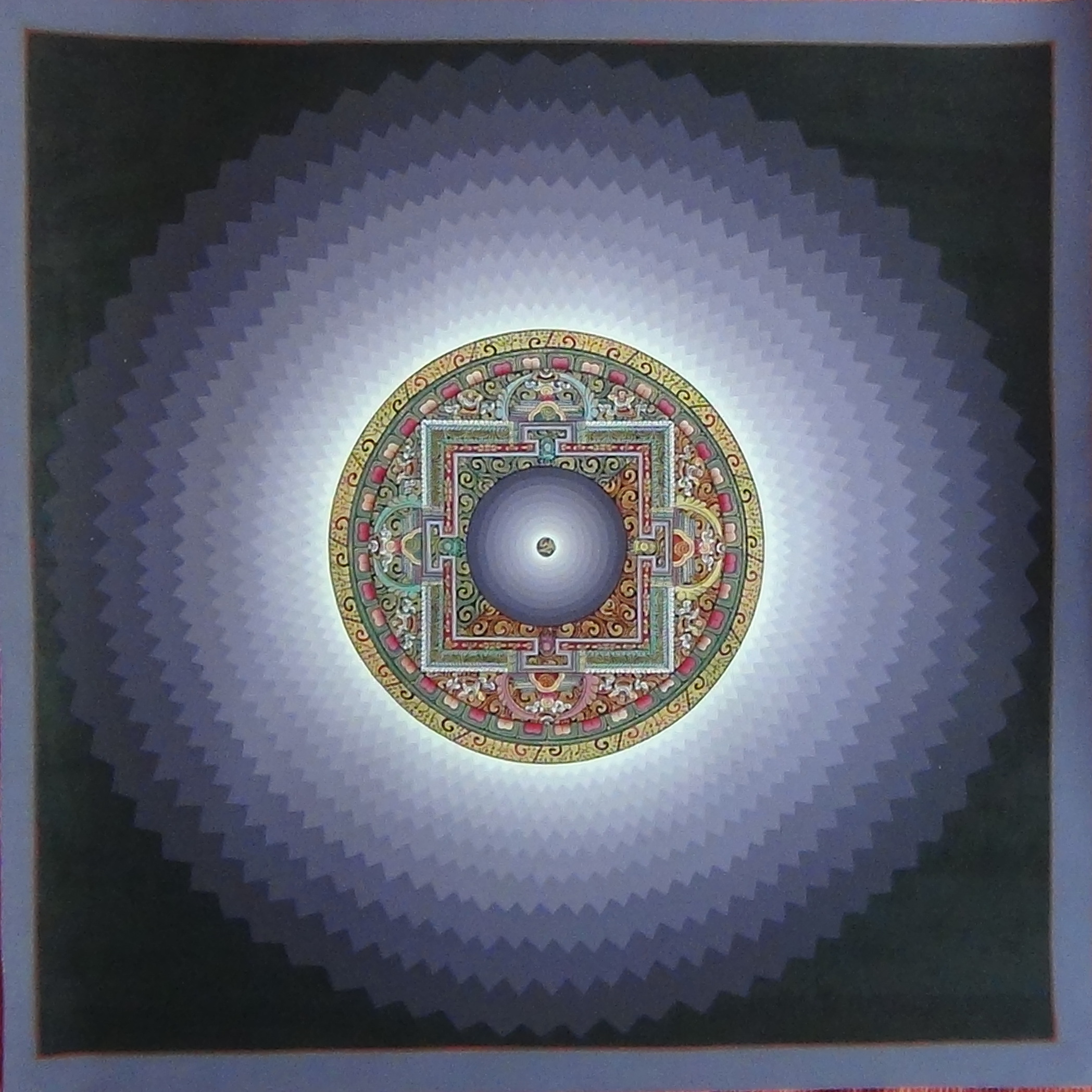 Roundmandala with aura