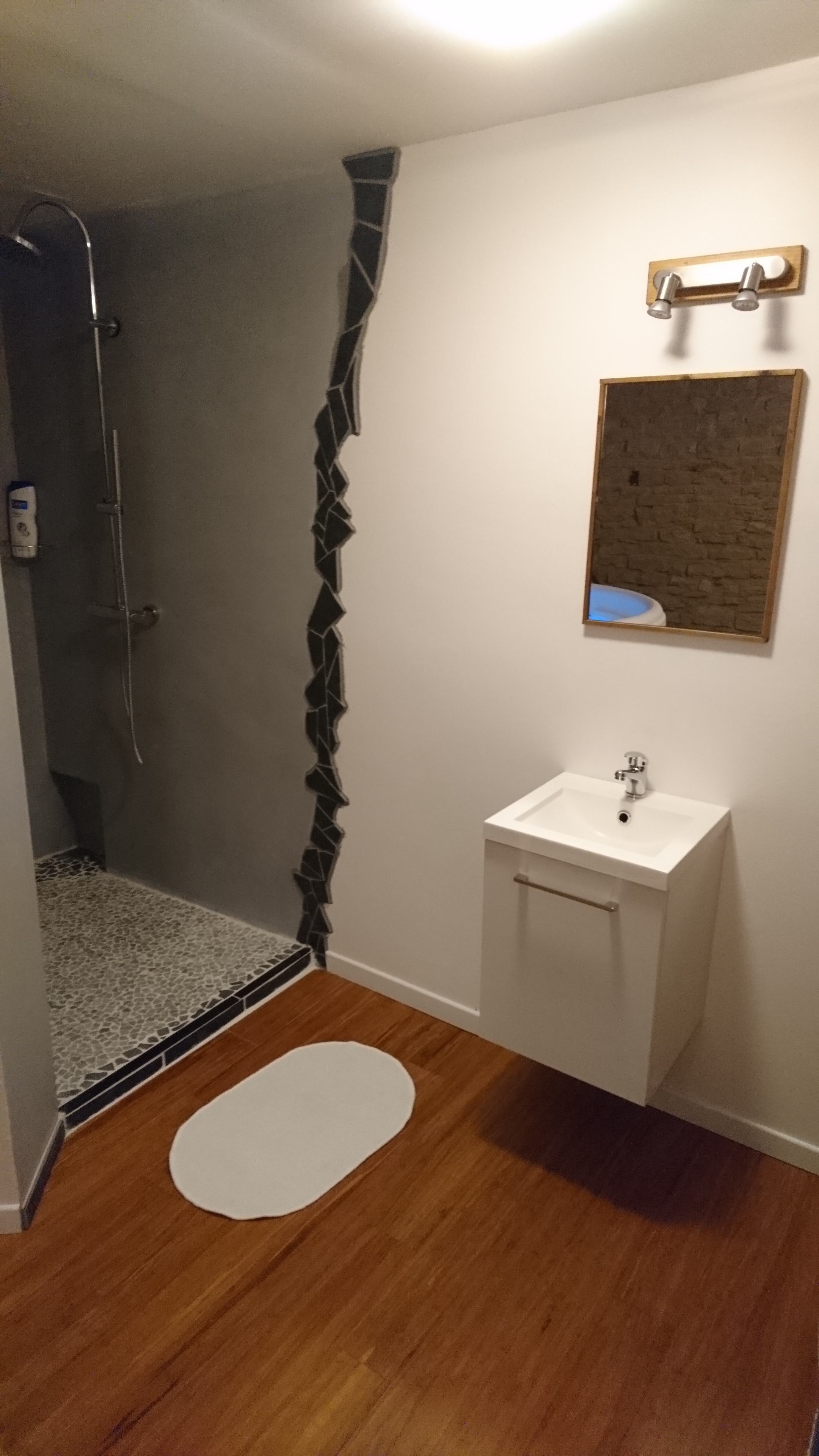 Une douche à votre disposition dans l'espace SPA