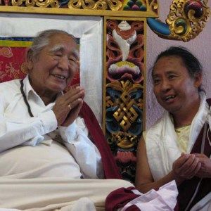Lamatenzin with rinpoche