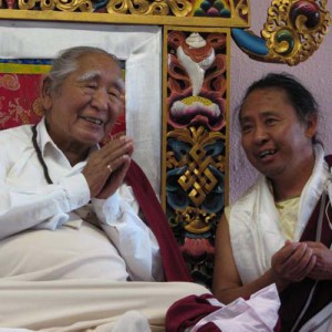 Lamatenzin with rinpoche