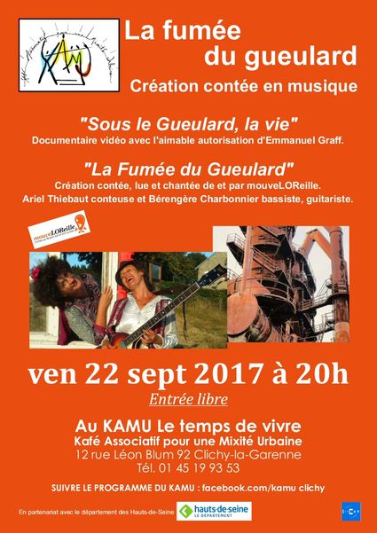 Affiche La fumee du Gueulard Kamu