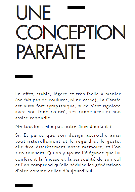 Zoom Une conception parfaite